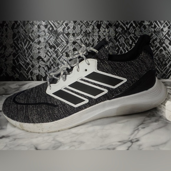 Adidas Black and White Sneakers with Sleek Design - Picture 6 of 10